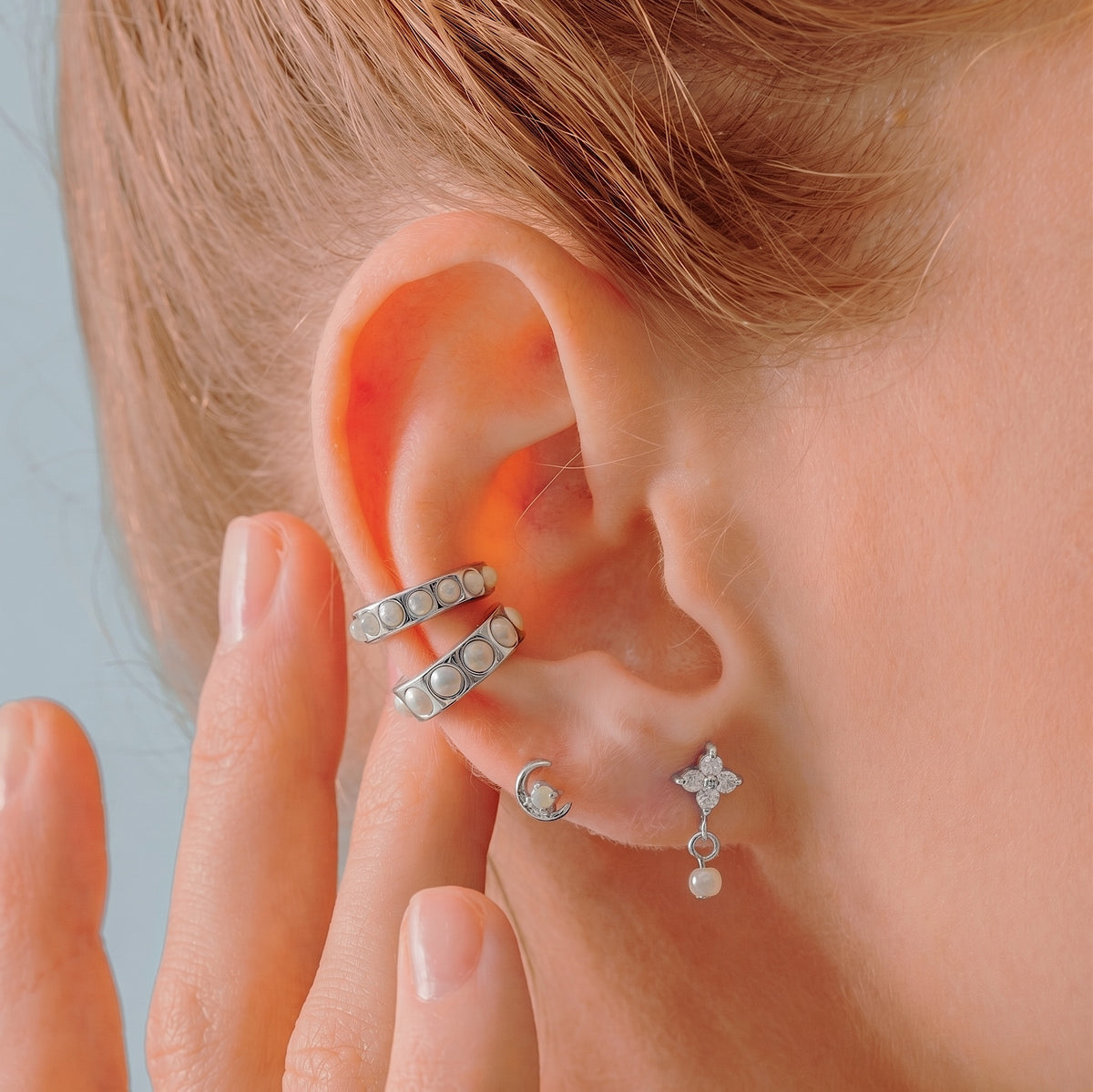 Boucle d'oreille en fleur d'étincelle