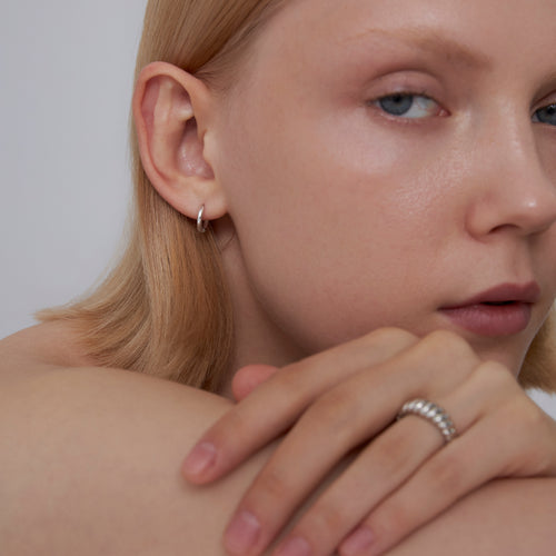 Easy Huggie Hoop Earrings