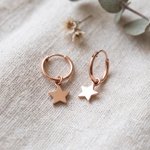 Anting Hoop Mini Bintang