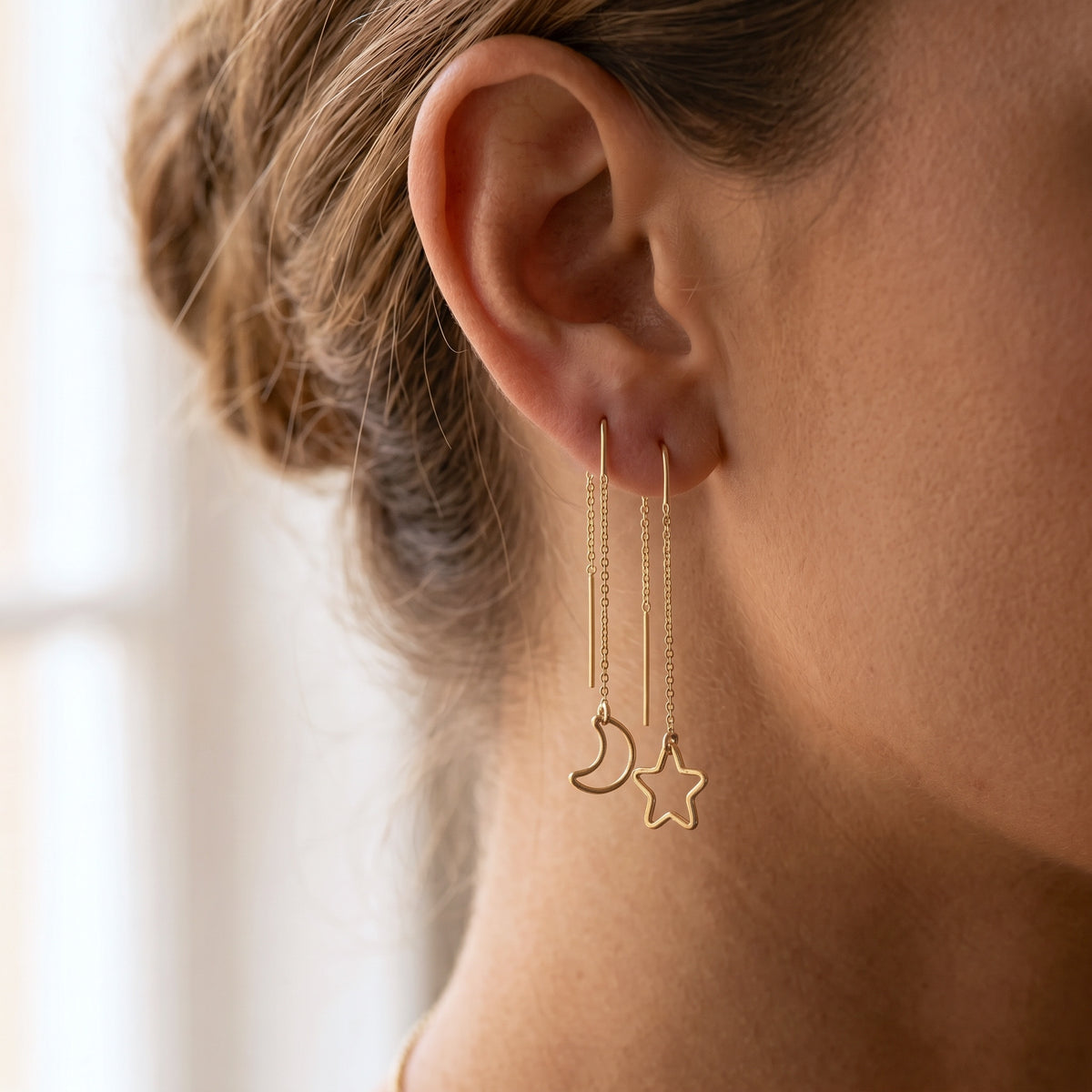 Pendientes del rosero celestial