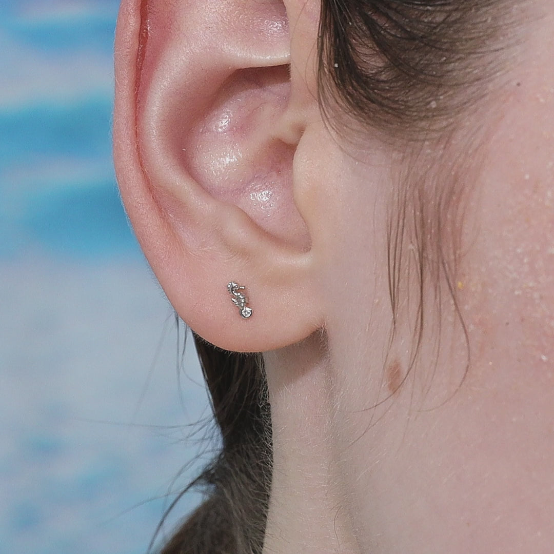 Color:White Gold
Option:Single
Option:Pair