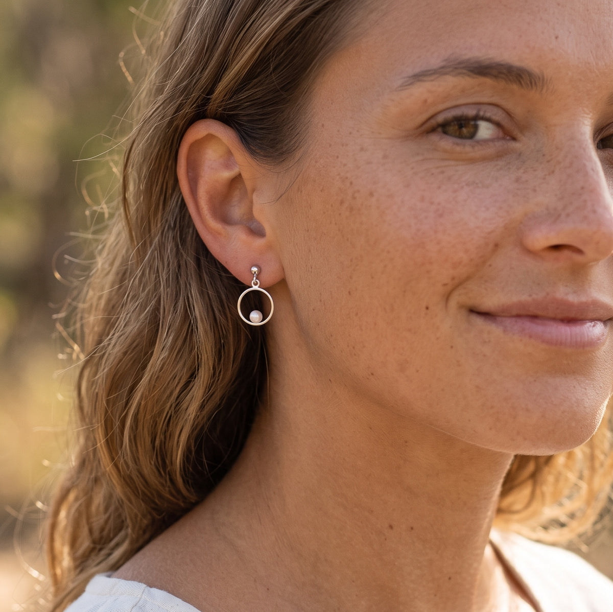 Luna Pearl Drop Earrings