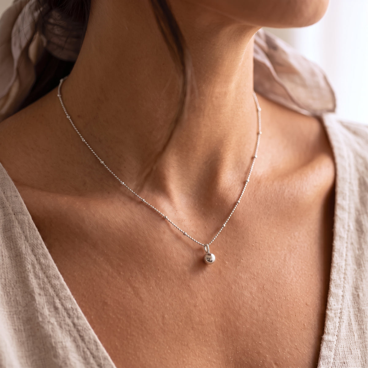 Collier de chaîne satellite à balle