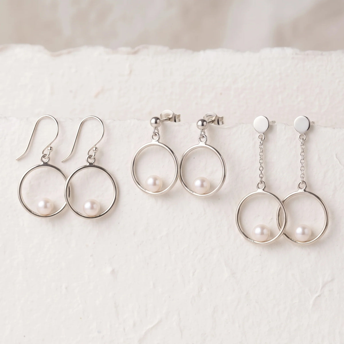 Luna Pearl Drop Earrings