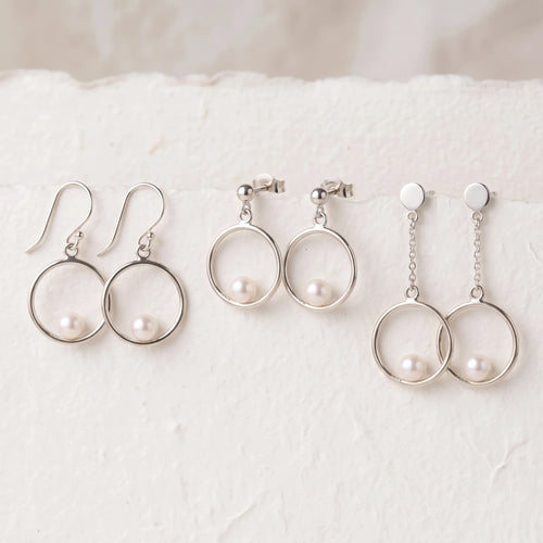 Luna Pearl Drop Earrings