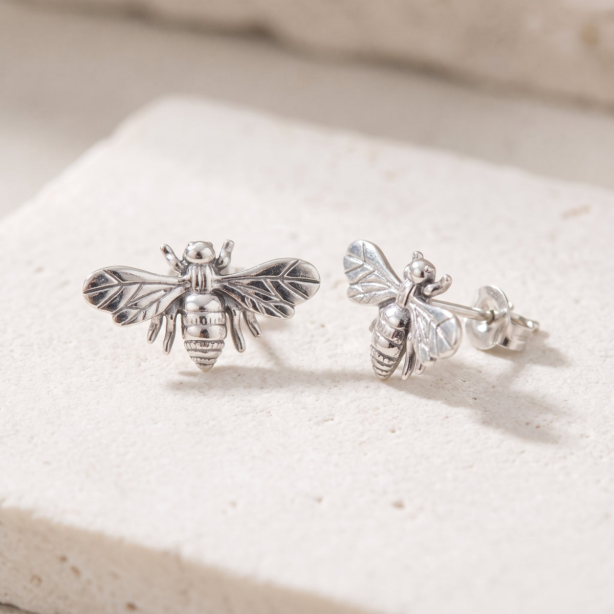 Orecchini a bottone Luxe Bee
