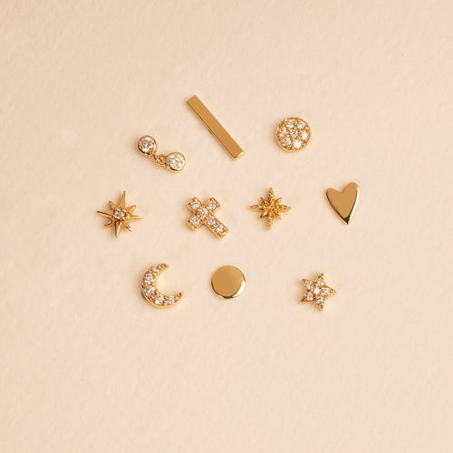 Color:Yellow Gold
Option:Single
Option:Pair