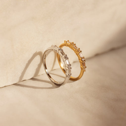 Klynge Baguette Ring Gull