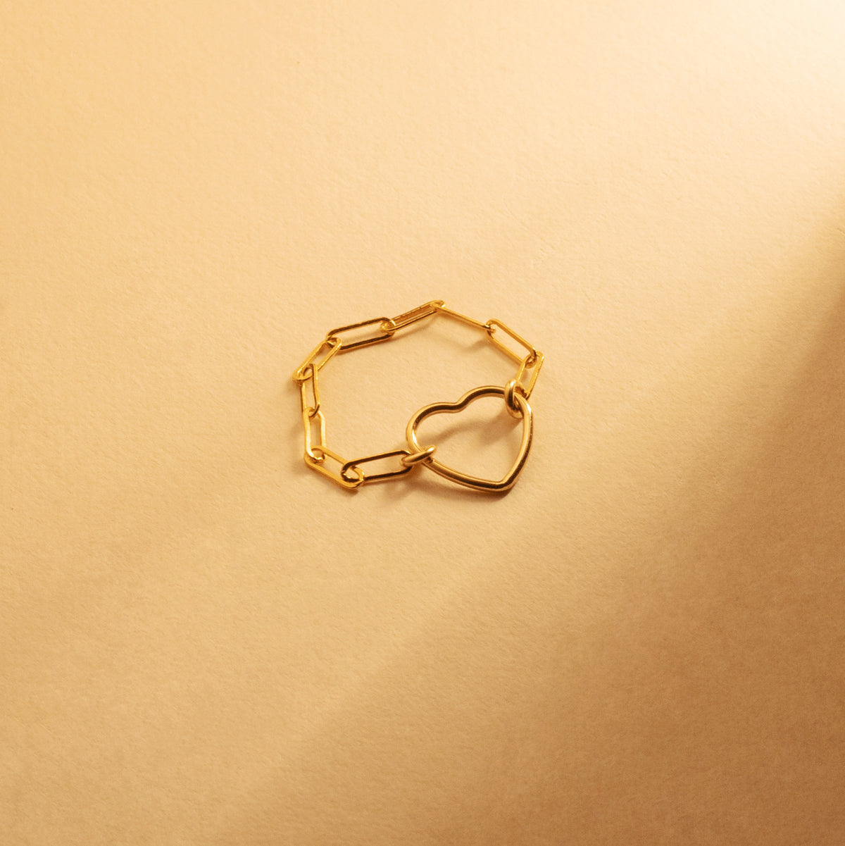 Fall In Love Kedja Guld Ring