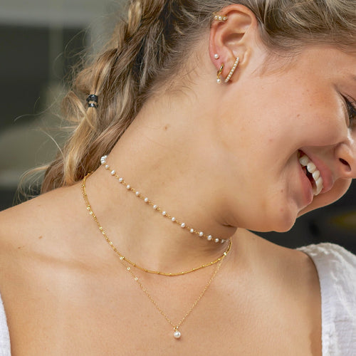Pearly Choker Necklace