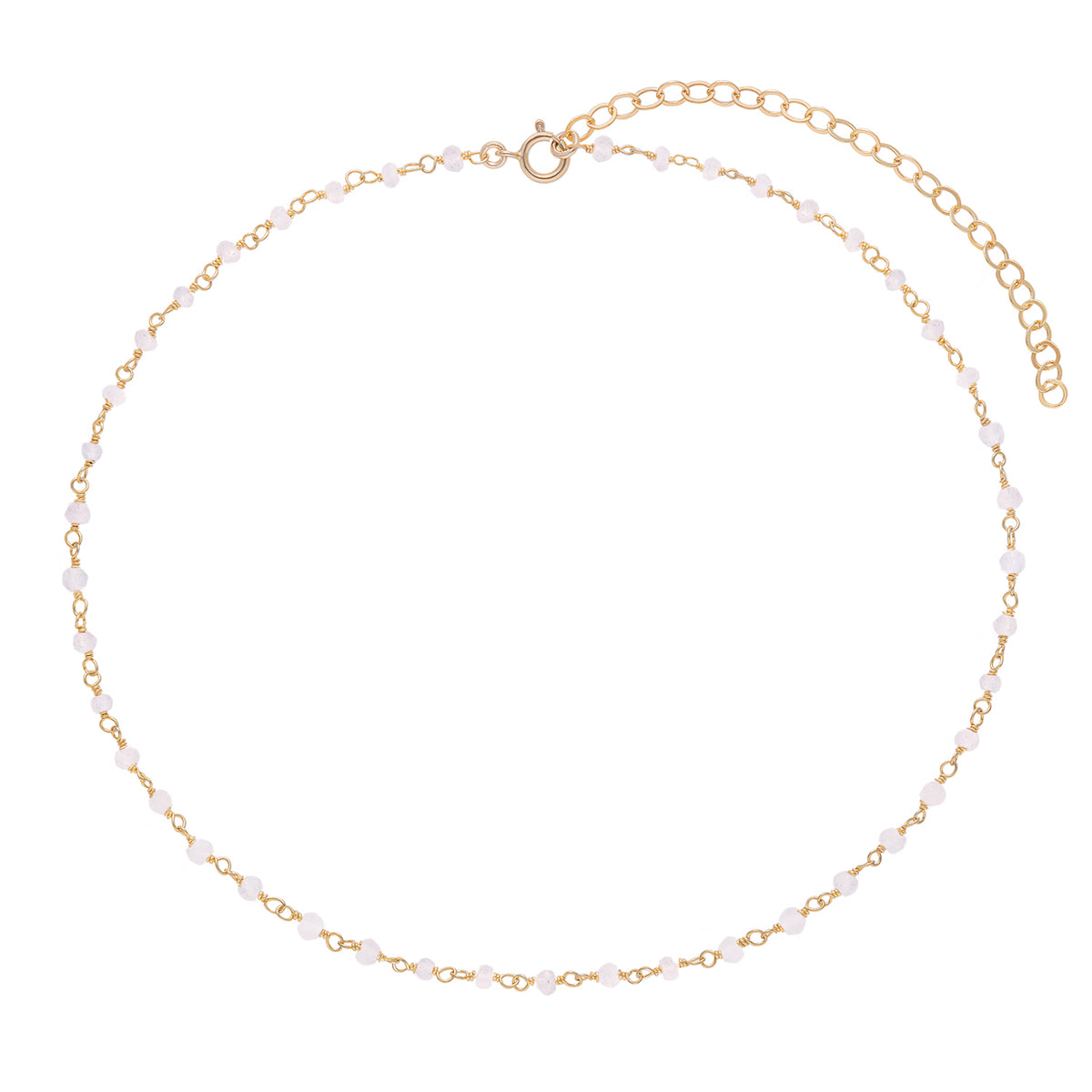 Pink Opal Rosary Choker