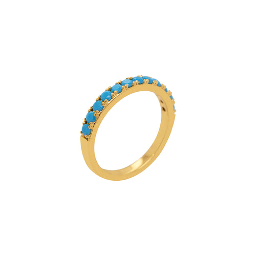Anello turchese oro