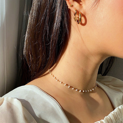 Pearly Choker Necklace