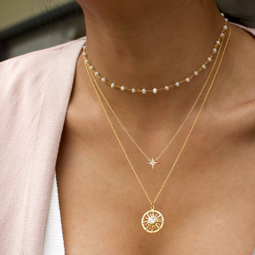 Pearly Choker Necklace