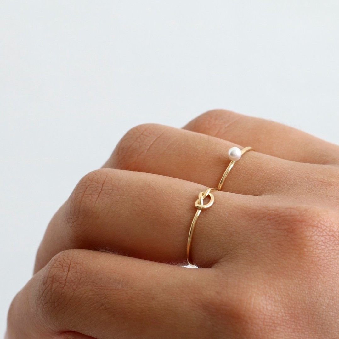 Mini Perle Ring Gull
