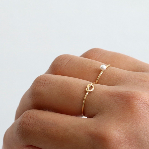 Mini Perle Ring Gull