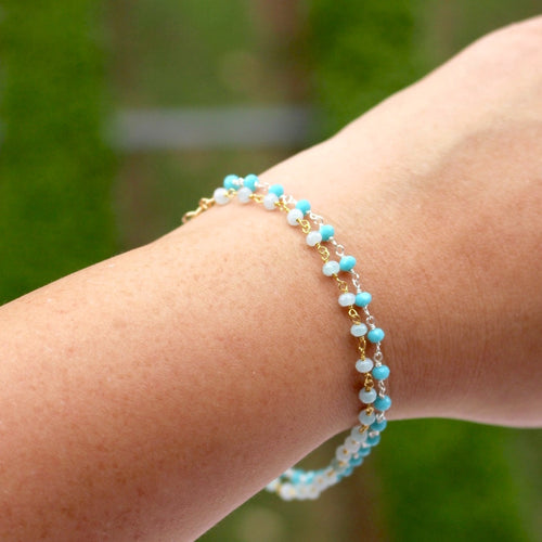 Bransoletka Lite Aqua Agate