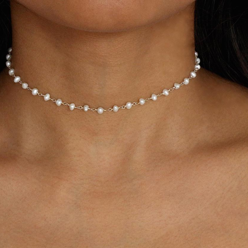 Pearly Choker Necklace
