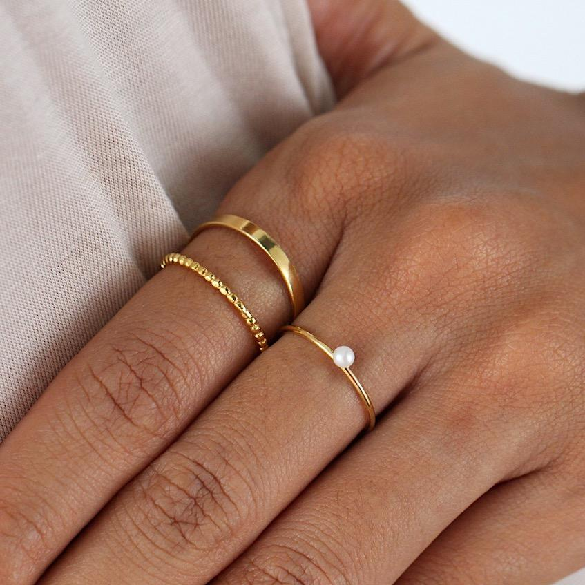 Mini Perle Ring Gull