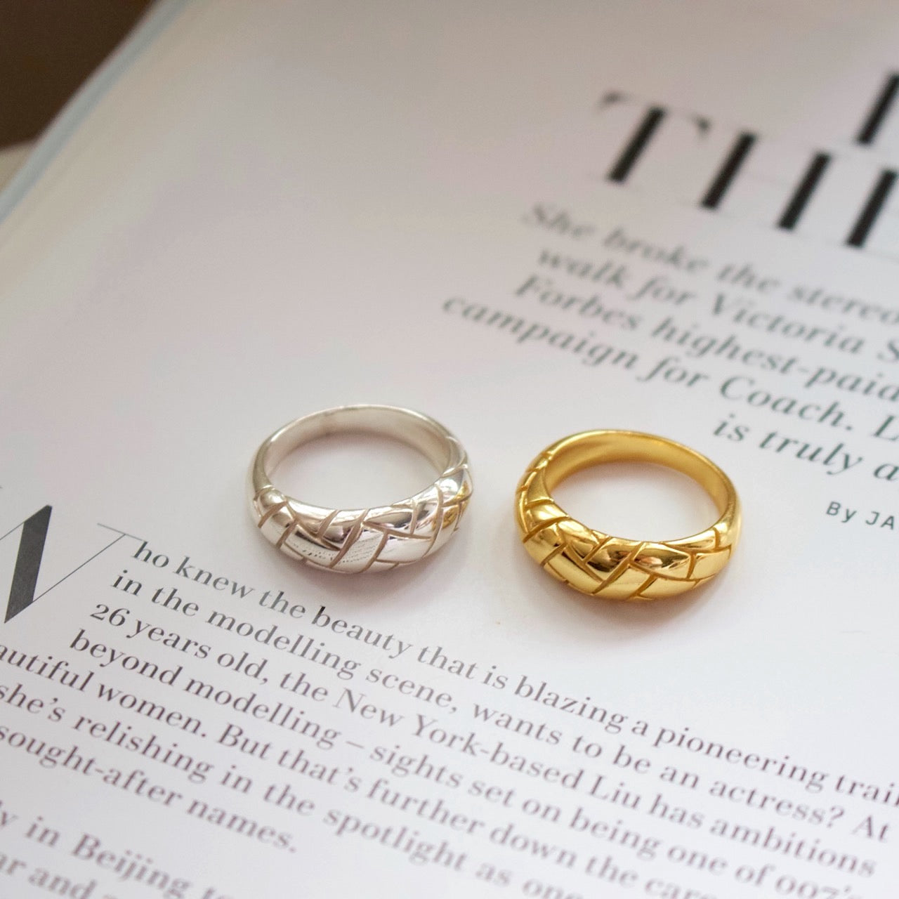 Alexa Dome Ring Zilver