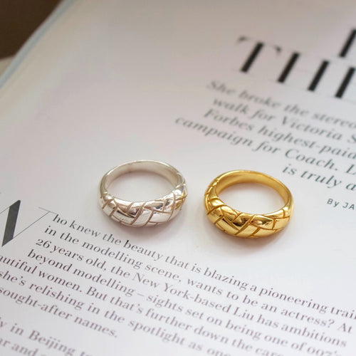 Alexa Dome Ring Zilver